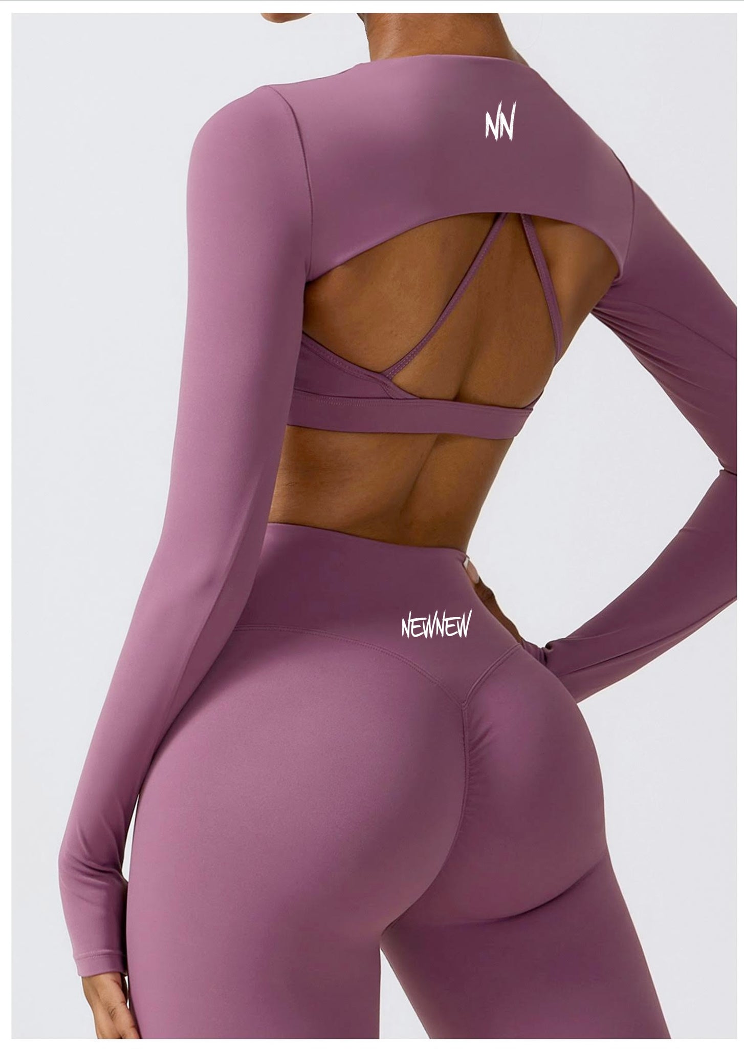 NewNew- Quick Drying Nude Color Fabric Sports  3 Piece Set