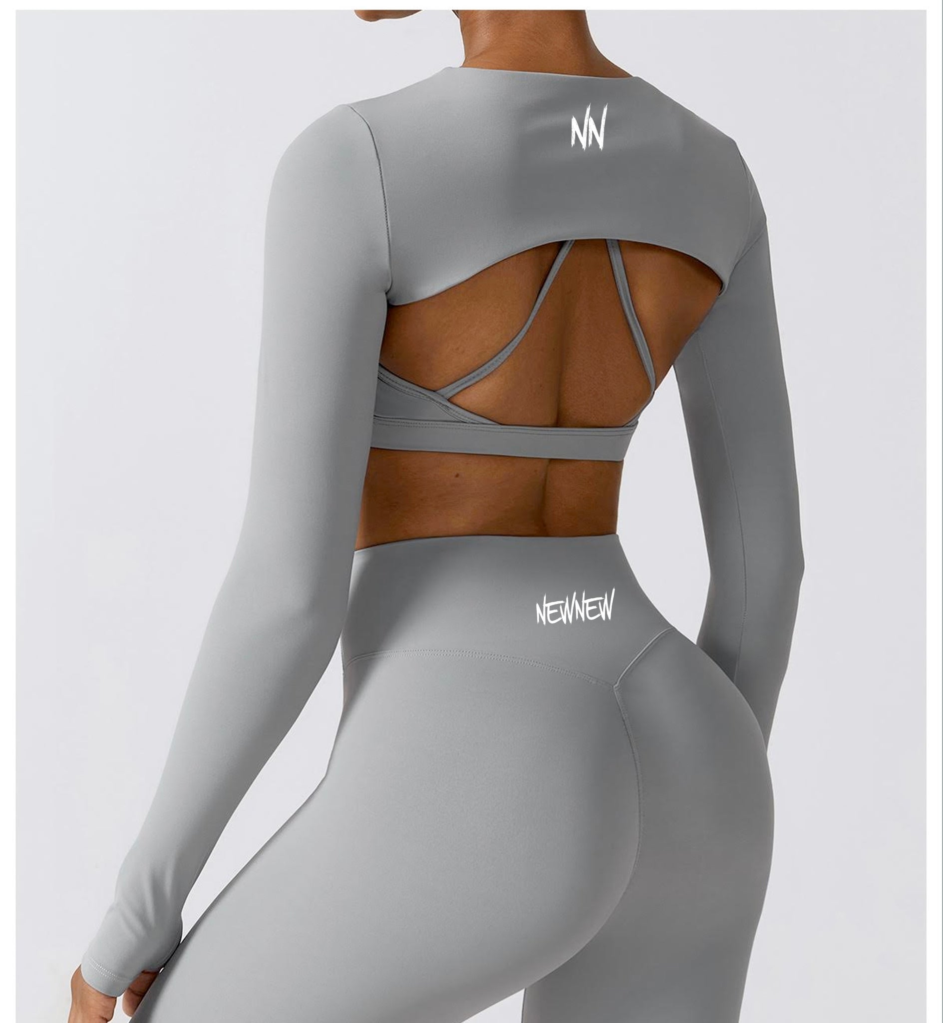 NewNew- Quick Drying Nude Color Fabric Sports  3 Piece Set